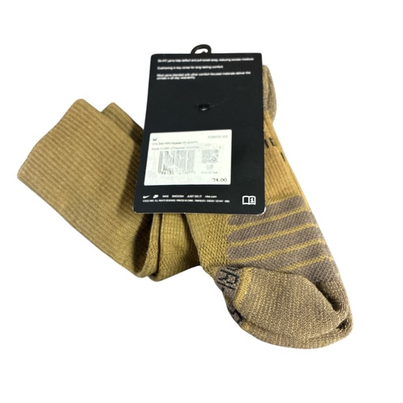 Nike Outdoor Cushioned Crew Socks wool blend Dri-FIT technology men’s 6-8 w 6-10 - Picture 3 of 3